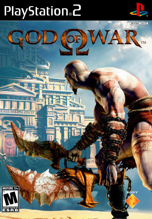 Original God of War cover for PlayStation 2